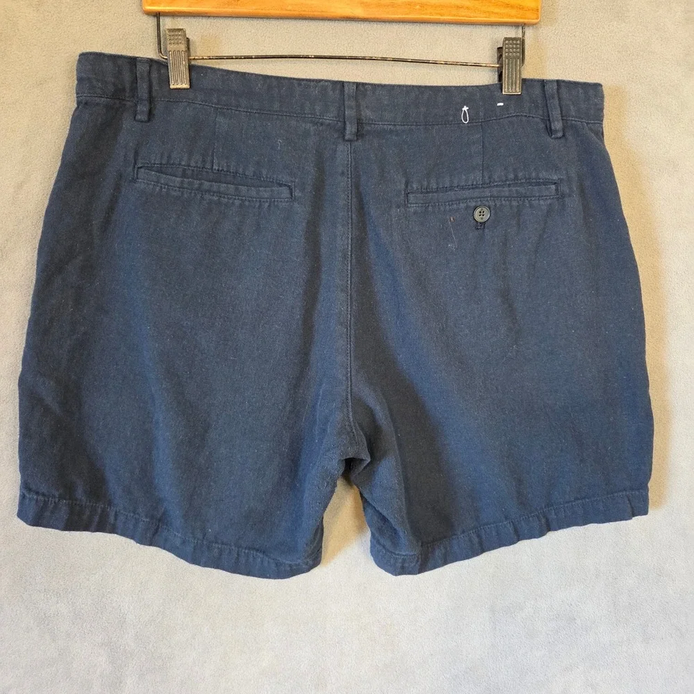Banana Republic Linen Blend Shorts Men's 36 Casual Preppy Coastal Lightweight